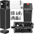 Cell Phone Cleaning Kit, iPhone Cleaning Kit for Charging Port Cleaner Keyboard Cleaning Kit for Airpods/Android/USB C/Earbuds/Laptop/iPad/Camera Lens with Stylus Pen (Black Brush Refill) by GintaXen