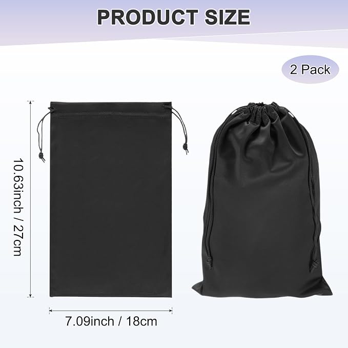 M METERXITY Ski Goggle Bag, Soft Microfiber Pouch Protective Storage Bags Case with Drawstring for Snow Goggles/Camera Lenses - Image 3