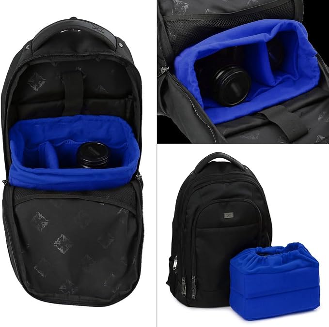 Koolertron Shockproof Camera Photo Bag for SLR TLR Camera Insert Partition Padded Case,Can be Put Directly Into the SLR Camera Bag With Freely Adjustable Compartment - Image 4