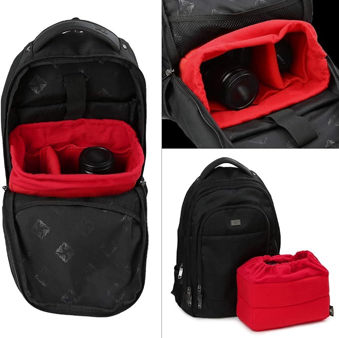 Koolertron Shockproof Camera Photo Bag for SLR TLR Camera Insert Partition Padded Case,Can be Put Directly Into the SLR Camera Bag With Freely Adjustable Compartment - Image 5