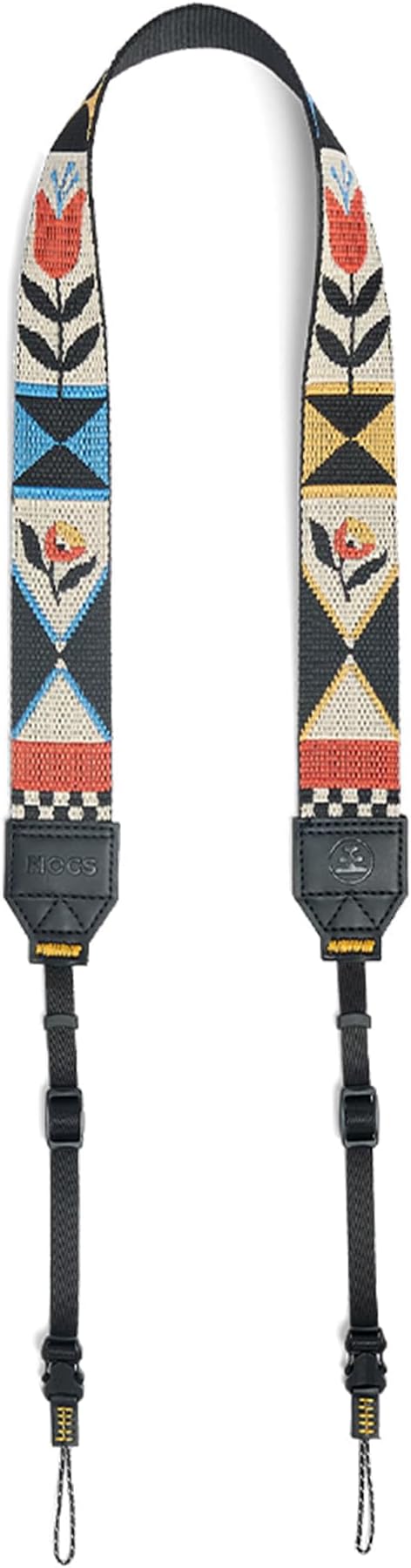 Nocs Provisions NocLoc Woven Tapestry Strap, Binocular & Camera Carry Accessory for All‑Day Comfort Hold - Flora by NocsProvisions