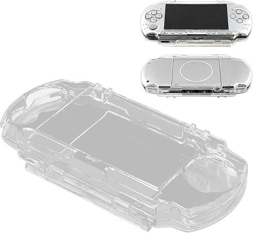 CYSFETENA Clear Hard Case Cover Compatible with PSP 3000 /2000 - Replacement Transparent Slim Anti-Scratch PSP 3000 2000 Full Protective Crystal Clear Housing Case - Image 2