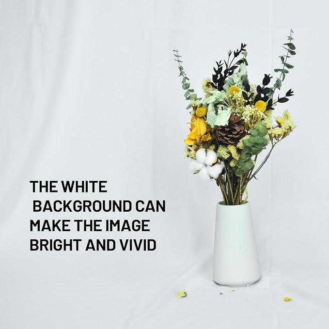 White Backdrop Background 10X13FT Large Photography Backdrop Photo Background Screen for Photography Photo Booth Backdrops for Photoshoot Background Screen Parties Curtain - Image 8