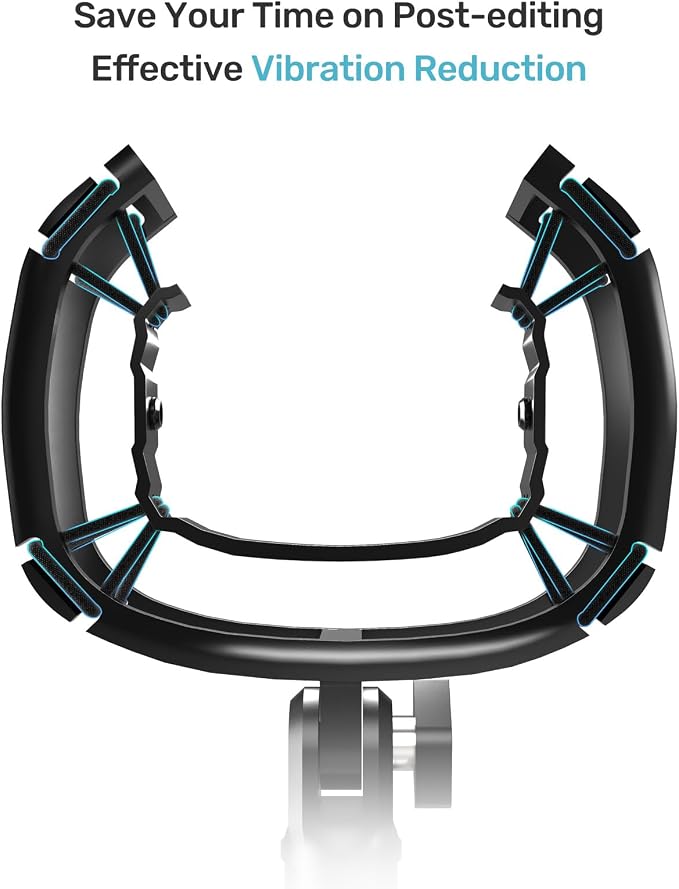 Wave Shouck Mount [Custom Built for Elgato Wave:3/1] Metal Frame Suspension | Anti-Vibration Elastic Suspension, Metal Frame, Holder Clip, with 3/8" & 1/4" Adapter, for Wave 3/1 Mic, Improves Sound - Image 4