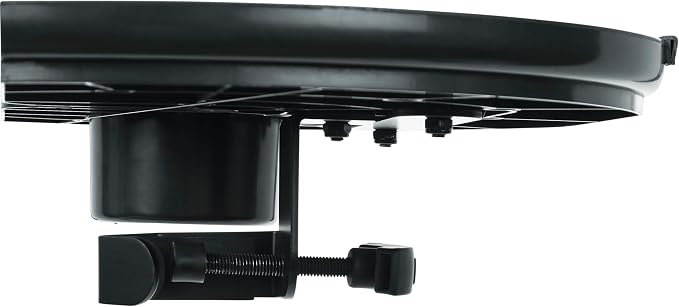 Gator Frameworks Essentials Line Mic Stand 14x9" XL Accessory Tray | Holds Picks, Accessories, and a Drink Clamps Securely to Mic Stands (GFW-MICACCTRAYXL) - Image 8