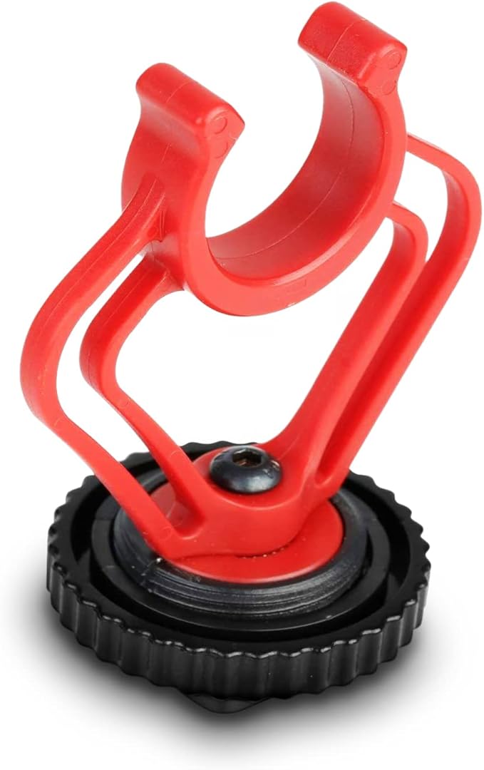 Movo SMVXR10 Replacement Shockmount for VXR10 Shotgun Camera Microphone- Shock Mount VXR10 Condenser Microphone by Movo