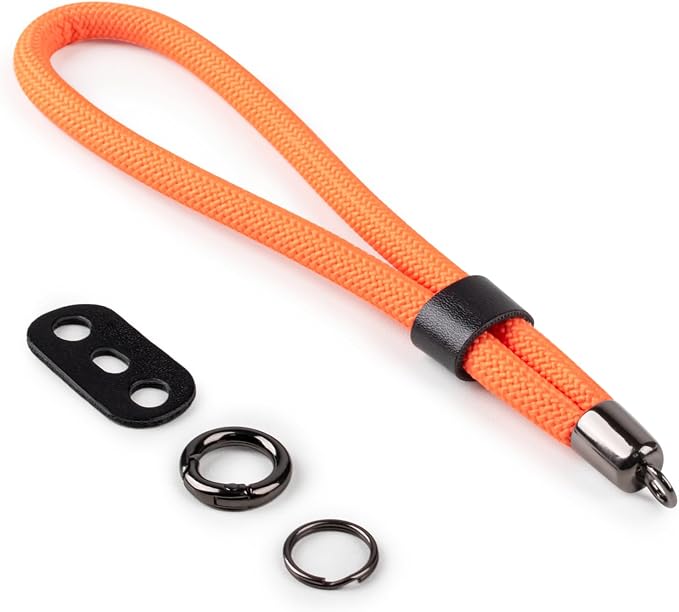 VOVMOEYA Camera Wrist Strap Rope,Camera Hand Strap Compatible with Fujifilm Nikon Canon Sony DSLR Camera - Orange by VOVMOEYA