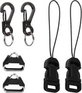 6pcs Camera Quick Release Strap, Adjustable Quick Release Buckle for Camera Strap Quick Release Clips Connector Buckles Connect Adapter to Camera Neck Strap (Black) by Unknown