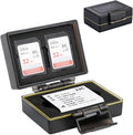 Ricoh DB-110 GRIII Olympus LI-92B TG-7 Camera Battery Memory Card Storage Case Holder for 2 Slots SD Card + 1 Slots Battery,Camera Batteries Box for Olympus TG-7 TG-6 TG-5 TG-4 TG-3 Ricoh GR3 GR3X HDF by JJC