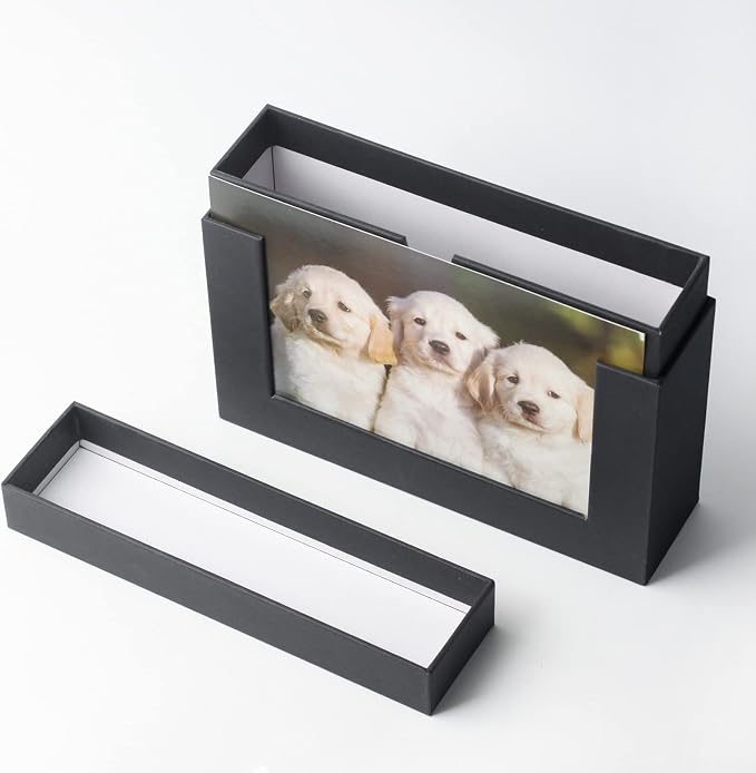 Photo Storage Box 5x7, Picture Frame Boxes For Baby Photos, Photo Display Box For Couple Photos, Photo Gift Box(black) - Image 3
