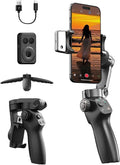 CM8 Gimbal Stabilizer for iPhone Android with AI Tracker, 3-Axis Phone Gimbal with Remote Control Portable Foldable, Phone Stabilizer for Video Recording for Tiktok YouTube Vlog by FUNSNAP