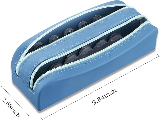 AITIME Disposable Daily Contact Lens Organizer Dispenser with Labeled R&L | Contact Lens Travel Case Holder 40 Lens,Color Contact Lens Storage Bag Kit - Image 3
