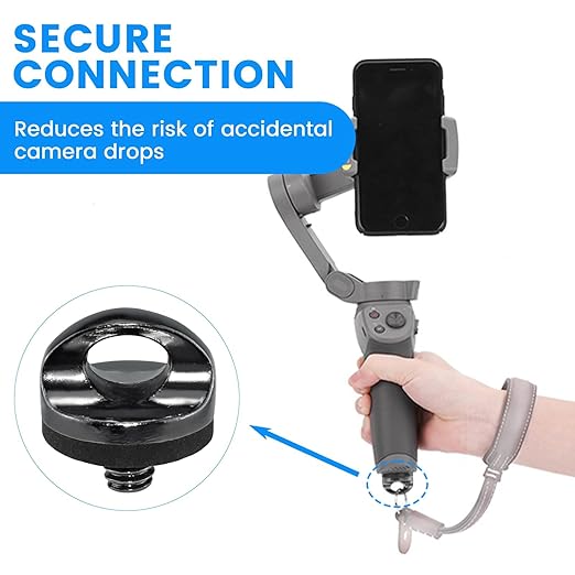 1/4" Camera Neck Strap Screw Holder, SDTC Tech 2 Pack 1/4-20 Thread Camera Screws with Rubber Washer for Quick Install/Release Wrist Strap Sling | 2 Pack 1/4-20 Thread Camera Screws with Rubber Washer for Quick Install/Release Wrist Strap Sling - Image 6
