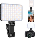 King Ma Selfie Light, LED Light with 3 Modes & Clip Rechargeable Vlog Light | Portable LED Selfie Light with Clip & 3 Modes for iPhone/ Camera/ Computer Rechargeable Vlog Light for TikTok Streaming-Video by KingMa