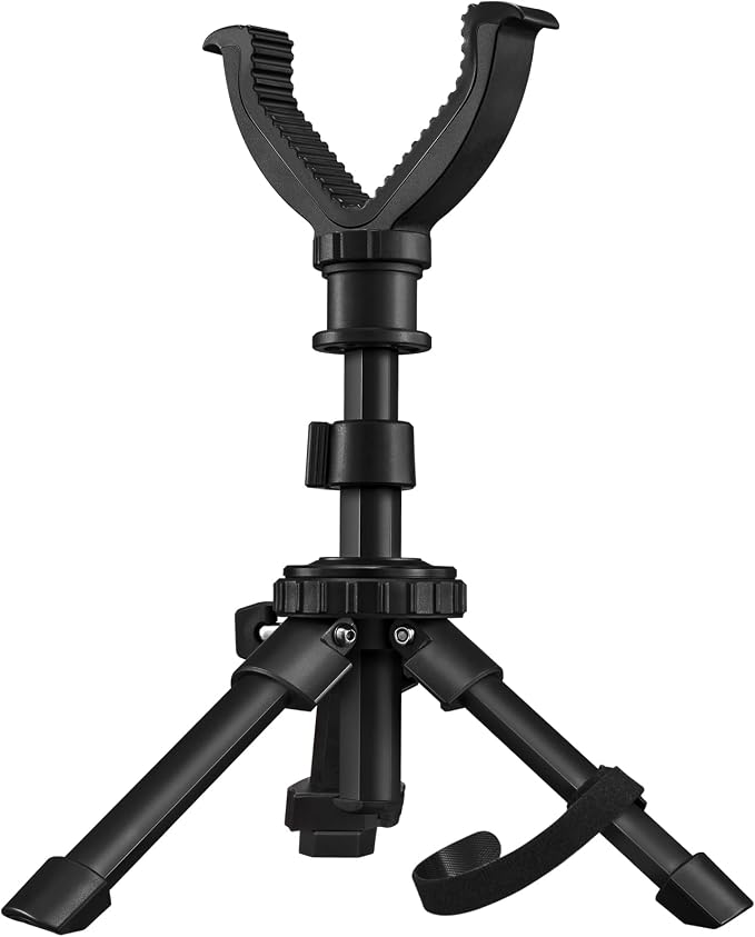 CVLIFE Shooting Rest Tripod 360 Degree Rotation V Yoke Stand | Rifle Rest for Target Shooting Adjustable Height Shooting Tripod Hunting and Outdoor Activities by CVLIFE
