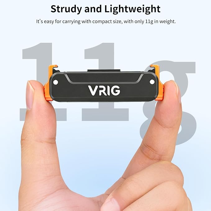 VRIG Magnetic Quick Release Adapter Mount for DJI Osmo Action 6,Action 5Pro,Action 4,Action 3,Osmo Nano,Osmo 360,Quick Release Extension Base with 1/4" Screw Hole for Tripod,Selfie Sticks - Image 6