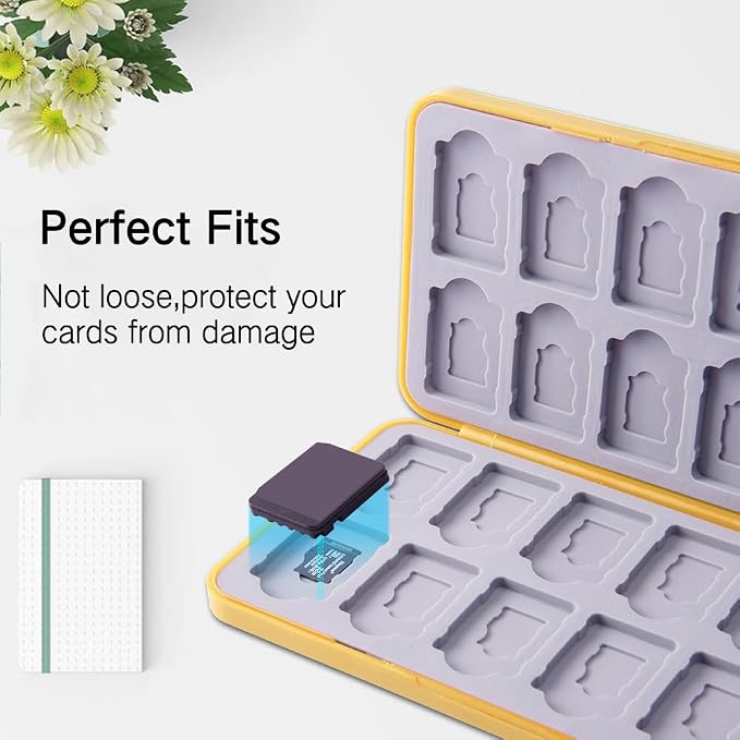 PERFECTSIGHT Switch Game Case Compatible with Nintendo Switch OLED & Switch Lite, 24 Switch Game Holder，Cute Switch Game Card Case Cartridge with 24 Slots Game Card Storage (Moon Big Ear) - Image 3