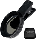 EMVANV 52mm Clip-on CPL Phone Camera Lens Filter, Phone Lens Filter Kit, Universal CPL Filter Compatible with iPhoneSamsung/Android Smartphones(Size:52mm) by Unknown