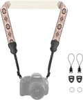 FIEIL Neck Strap Silicone Camera Straps - Padded Camera Strap, 1.5" Wide Adjustable Nylon Shoulder Strap - Compatible with Canon, Nikon, Sony, and More DSLR and Mirrorless Cameras (Khaki Brown) by FIEIL