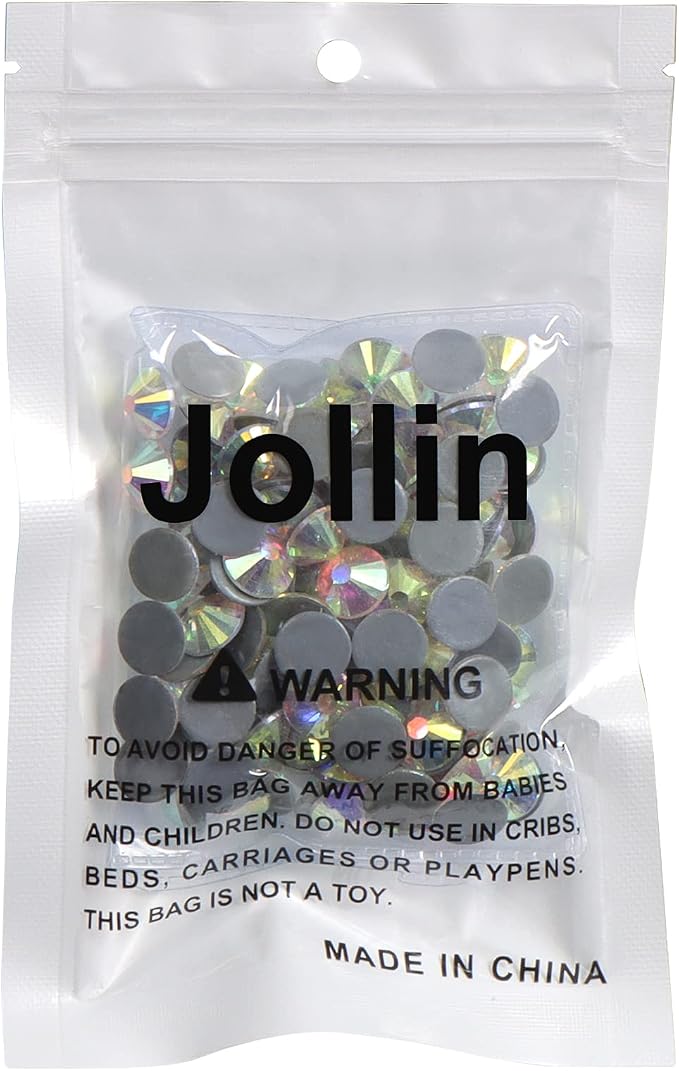 Jollin Hotfix Rhinestones Flatback Crystal Gems 10mm SS50, Crystal AB | 144pcs Hot Fix Crystals Glass Rhinestones for Bedazzling, Crafting, Clothes, Shoes & Accessories DIY Decoration - Image 8