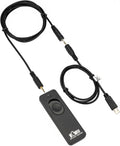Kiwifotos Remote Control Shutter Release Cord for Sony A6000 A7IV A7III A7R | for Sony A6600 A6500 A6400 A6300 A7 A7II A7R II III A7RIV A7RV A7S A7SII A7SIII A9 RX100 VII VI VA V III RX10 III IV & More by KIWIFOTOS