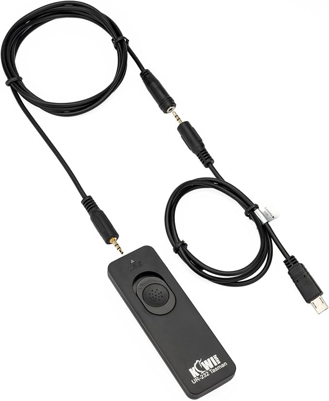 Kiwifotos Remote Control Shutter Release Cord for Sony A6000 A7IV A7III A7R | for Sony A6600 A6500 A6400 A6300 A7 A7II A7R II III A7RIV A7RV A7S A7SII A7SIII A9 RX100 VII VI VA V III RX10 III IV & More by KIWIFOTOS