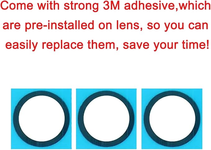 2 Set Back Rear Camera Lens Glass Replacement for Samsung Galaxy S23 and Galaxy S23+ Plus with pre-Installed Adhesive and Reparing Toolkit - Image 4