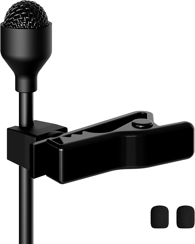 J K MIC-J 044 Lavalier Microphone Compatible with Sennheiser Bodypacks | Omni Condenser Lapel Microhpone with 1/8" Locking Screw Plug Compatible with Sennheiser Wireless Bodypack Transmitters - Image 4
