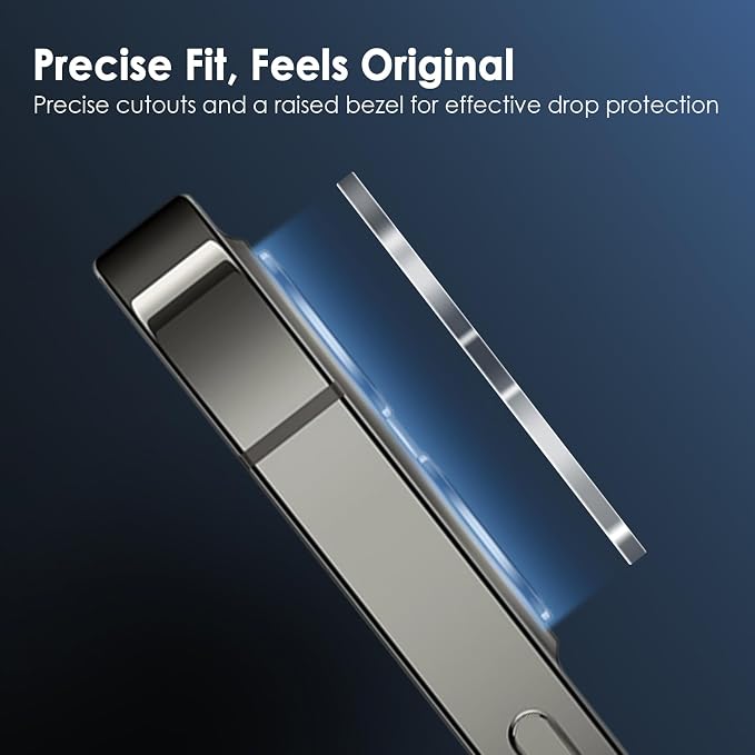 FanTEK Camera Lens Protector Compatible with iPhone 14 Pro / 14 Pro Max, 9H Tempered Glass Camera Screen Cover, Ultra HD Clear Acrylic Full Coverage Guard, Case Friendly - Image 6