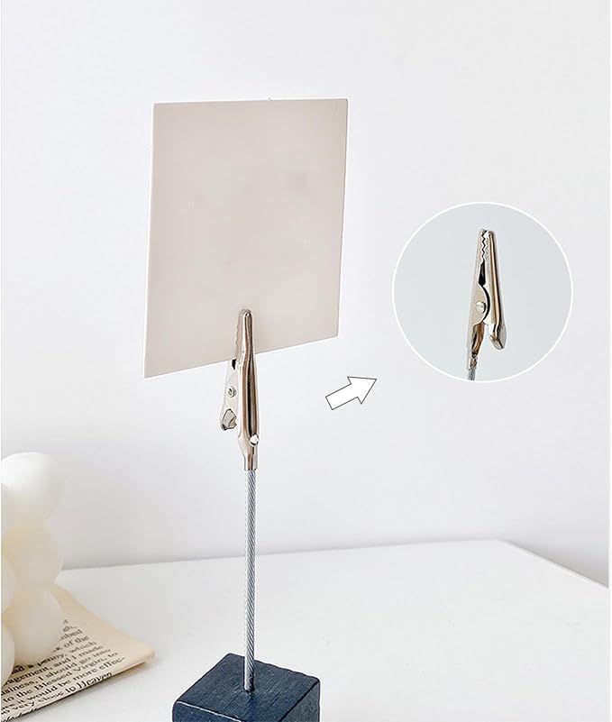 6-pcs Creative DIY Decoration for Accessories, Photo Clip Holder, Home Decoration Accessories, Suitable for Birthday Parties, Family Gatherings, Christmas Decoration, Wedding Digital Card Display - Image 5