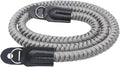 Paracord Woven Camera Neck Shoulder Strap Belt Hand Compatible with Canon Nikon Sony Olympus Pentax Fujifilm Panasonic SLR DSLR Digital Mirrorless Cameras 36inch Grey by HITHUT