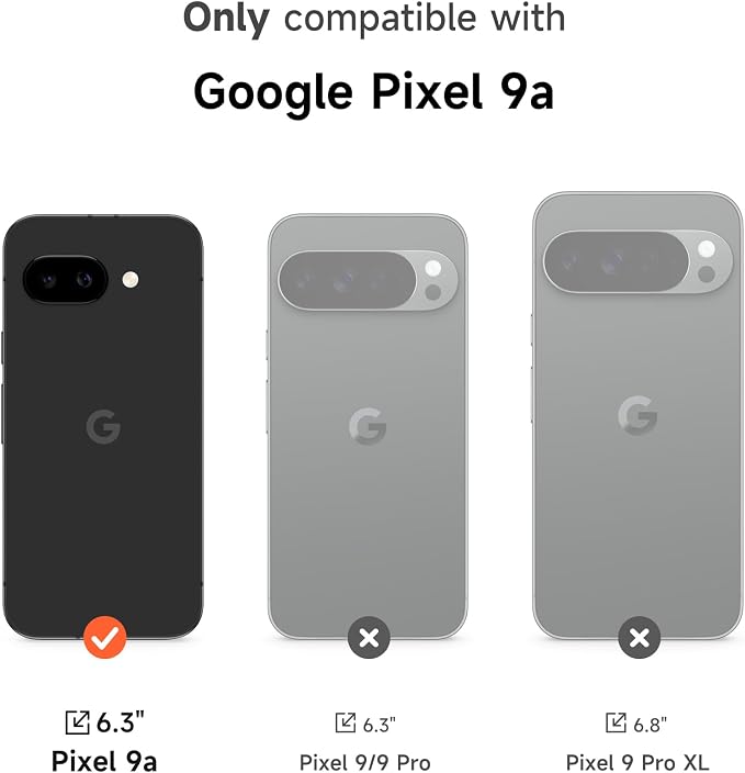 SURITCH for Google Pixel 9a Case with 360° Rotatable Hand Strap Phone Grip Holder & Invisible Kickstand & Slide Camera Cover, Slim Rugged Shockproof Protective Cover for Pixel 9a, Green - Image 2