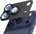 for iPhone 17 Pro Max Camera Lens Protector- Black | Aluminum Alloy, Tempered Glass Camera Cover, Nano Reinforced Adhesive, Accessories, Anti-Drop, Anti-Scratch, Case Friendly by WumigooProducts