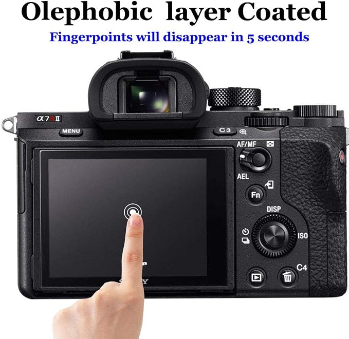 ULBTER Screen Protector for Sony Alpha 1 / A1 & HotShoe Cover [3+2Pack] | 0.3mm 9H Hardness Tempered Glass Anti-Scrach Anti-Fingerprint Anti-Bubble - Image 5