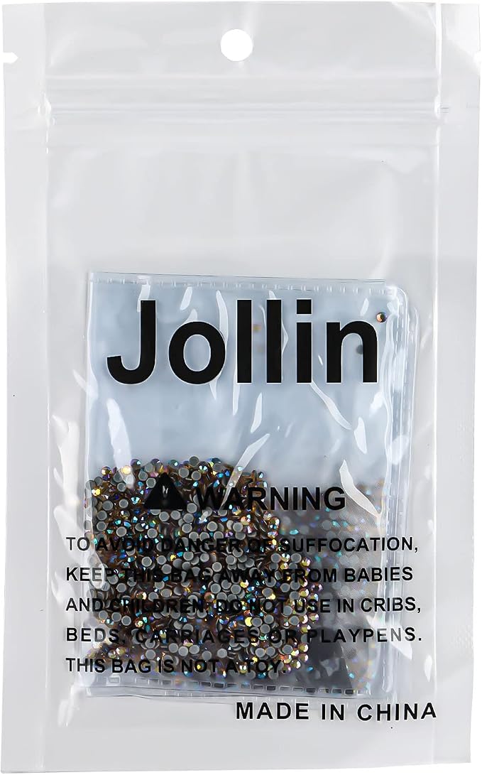 Jollin Hotfix Rhinestones Flatback Crystal Gems 2mm SS6, Topaz AB | 2880pcs Hot Fix Crystals Glass Rhinestones for Bedazzling, Crafting, Clothes, Shoes & Accessories DIY Decoration - Image 7