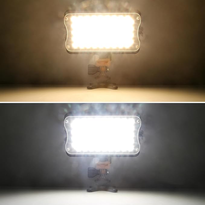 VILTROX VL-162T CRI95+ LED Video Light, Portable Camera Photo Light Panel Dimmable for DSLR Camera Camcorder with Battery, Charger, High Brightness, 3300K-5600K Bi-Color, White Filter and LCD Display - Image 6