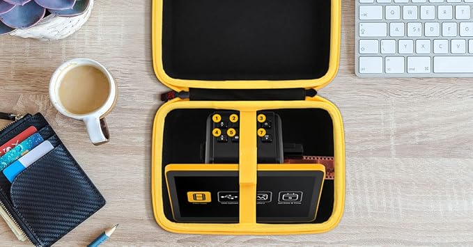 khanka Hard Travel Case for Kodak Slide N SCAN RODFS70 7" Film Scanner | EVA Hard Shell, Mesh Pocket Accessory Storage, Impact Resistant Protection, Water Resistant Protection, Protective Case Only - Image 9