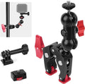 Super Clamp Mount with 360°Ballhead Magic Arm,Universal Mount with Quick Release Adapter for DSLR Camera,Led Lights,Action Cameras,and More by Mechrig