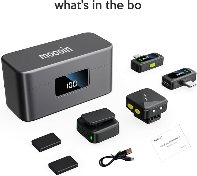 Wireless Collar-Type Microphone-Highly Noise-reducing, Plug-and-Play, 20 Hours of Battery Life, Suitable for Video Recording, Video blogs, Live Streaming-Clear Audio Quality Microphone - Image 8
