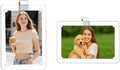 2 Pcs Car Picture Holder,Acrylic Magnetic Personalized Photo Holder,Personalized Picture Frame for Cars, Photo Car Visor Clip,Car Sun Visor Photo Holder by YFANITI