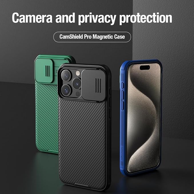 Mangix for iPhone 15 Pro Max Case with Camera Cover,Slim Fit Thin Polycarbonate Protective Shockproof Cover with Slide Camera Cover, Upgraded Case for Apple iPhone 15 Pro Max 6.7inch Black - Image 7
