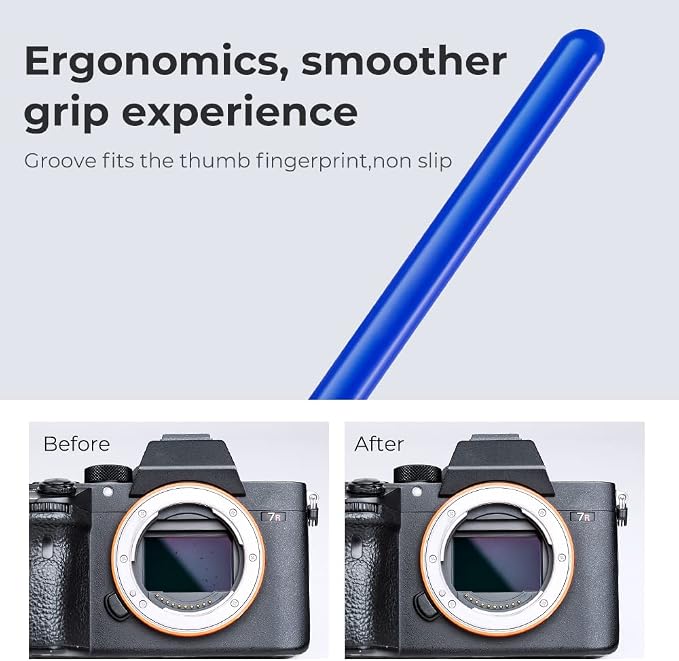 K&F CONCEPT Full-Frame Sensors Cleaning Swabs X20,for DSLR CCD CMOS | 24mm,Vacuum Sealed, Soft and Flexible, Smooth and Lint-Free,Precision Cleaning,for Nikon Sony Canon Camera Clean,MA01 - Image 4