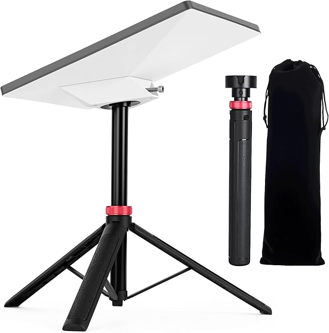 Portable Starlink Mini Tripod Stand, 0.72 lb Lightweight Ground Mount | Ultra-Light, Packable, Wind-Resistant, Aviation Aluminum, Anti-Slip Feet, for Backpacking RV Travel by EXNOVFC