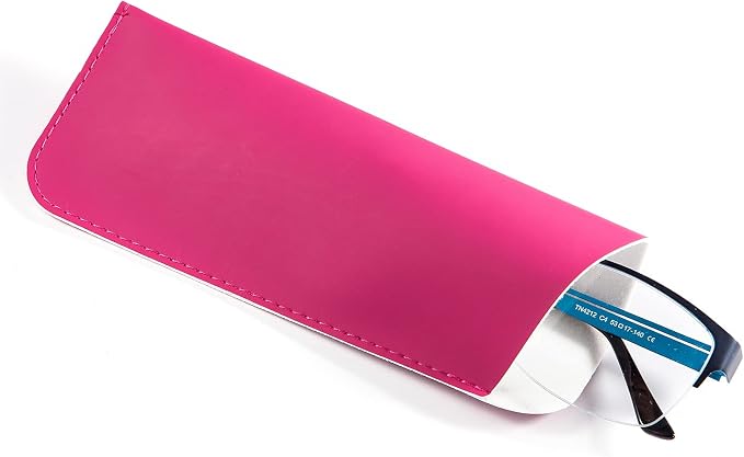 TRIUMPH VISION 3 Pack Reading Glasses Pouch Soft Case Eyeglass Sleeve Slim | Alternative to Bulky Case in bag, Lightweight Lined Padded Protect Optical lens Slip in, Cute Pattern Portable for Daily Use - Image 3