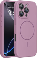miracase Magnetic for iPhone 16 Pro Max Case, [Soft Anti-Scratch Microfiber Lining], Compatible with MagSafe, Liquid Silicone Case Shockproof Drop Protection Phone Case for 16 ProMax,Blackcurrant | Compatible with MagSafe, Soft Microfiber Lining, Premi... by Miracase