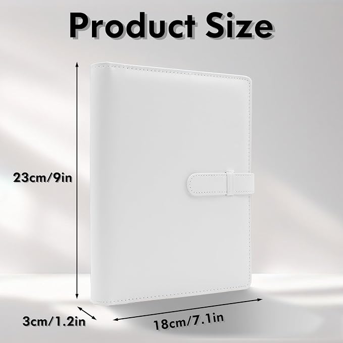 Photo Albums 4x6 Pictures – 152 Pockets Vegan Leather Cover Memory Album Book, Suitable for Family Wedding Boys Girls and Babies Storage (White) - Image 3