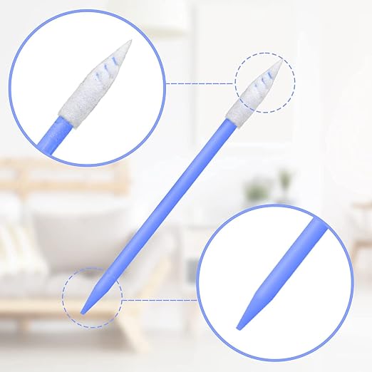Wellgler's Foam Cleaning Swabs, Lint Free Foam Tip Swabs Kit,for DTF Printer Printhead Maintenance, Electronics, Gun Cleaning, Car Detailing and Cleanroom Use (4Types, 200 Pack) - Image 4