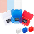 18PCS Multi-Color Clear Plastic MicroSD Card Holder Case for 18 TF Cards | with Labels,MicroSD MSD Memory Card Storage Organizer,for 18 Micro SD SDXC SDHC TF Cards,NOT Include any Cards by Kiorafoto