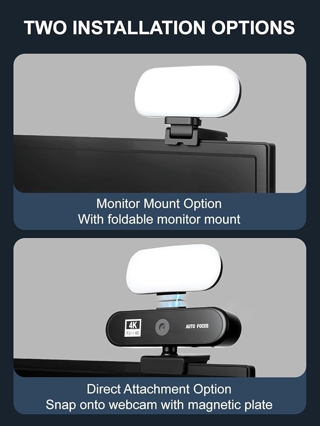 Video Conference Lighting & Computer Light – USB LED Panel for Laptop & Desktop, Plug-and-Play Webcam Light for Zoom, Teams, Streaming & Remote Work, 3 Color Modes & 10 Brightness Levels - Image 5