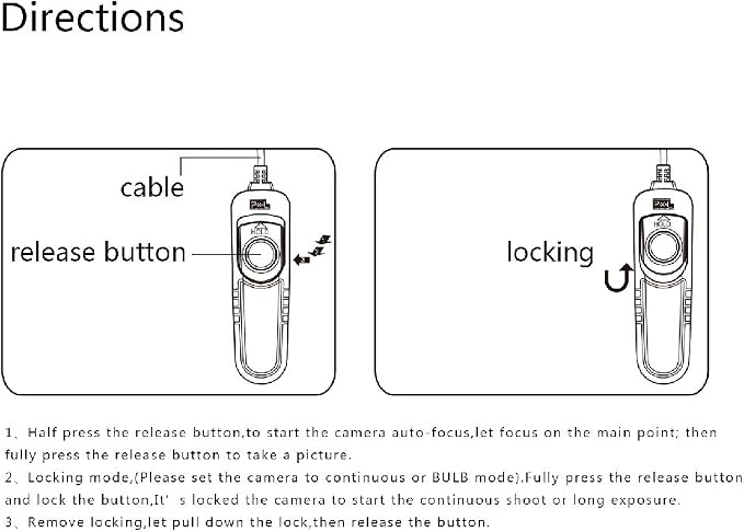 PIXEL RC-201/E3 Remote Switch Shutter Release Cord for Canon EOS Rebel T6 T7 T5 EOS R R6 Mark II R6 R7 R8 R10 R100 RP T8i T7i T6s T6i T5i T4i SL3 SL2 90D 80D 70D 77D M5 M6 Mark II SX70 SX60 & More - Image 4